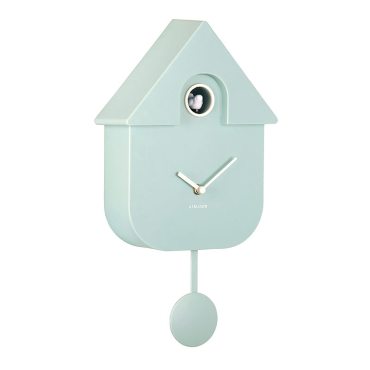 Karlsson Modern Cuckoo Wall Clock - Dark Blue