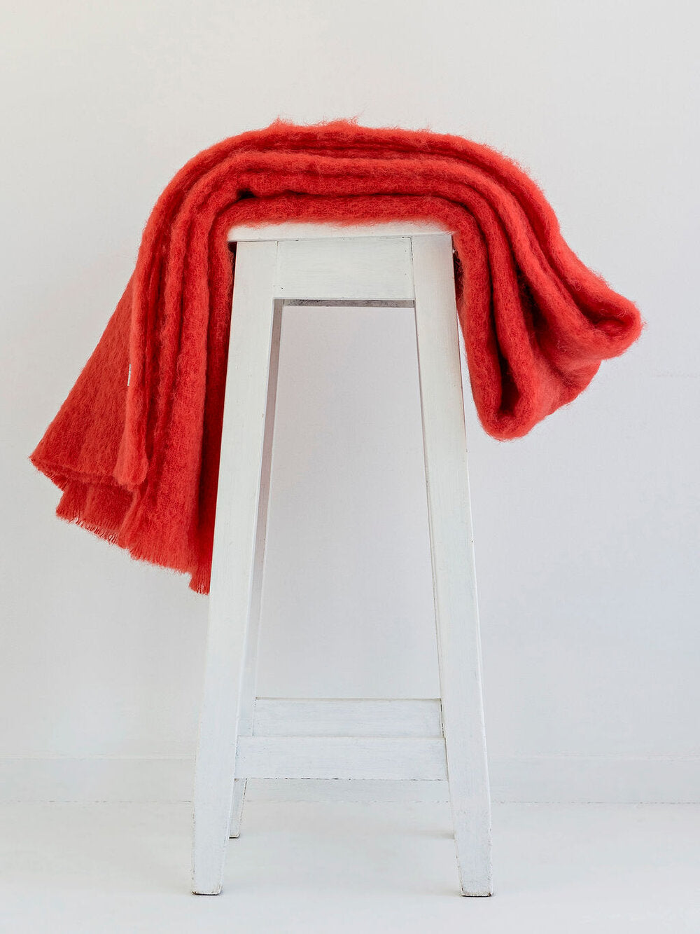 Mohair Throw - Hibiscus