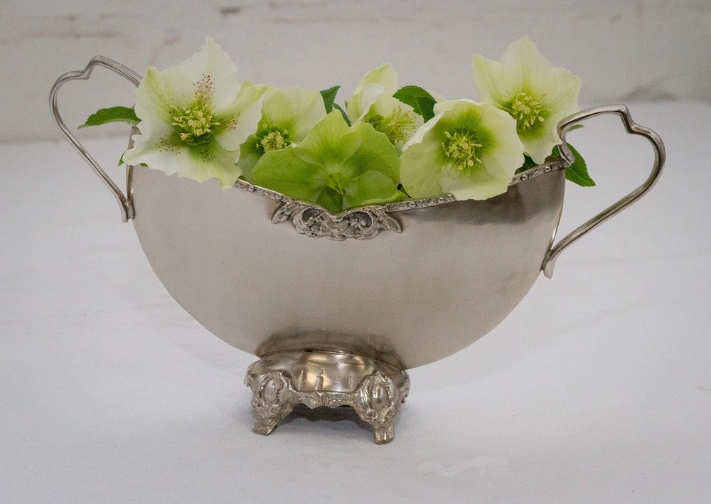 Double Handled Centre Piece in  Pewter