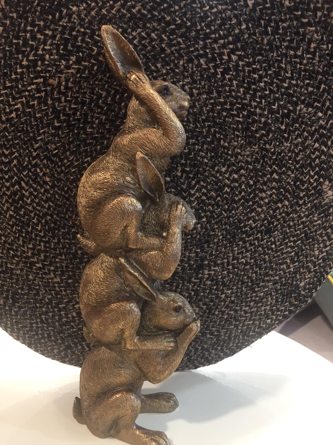 Bronze Stacking Hares