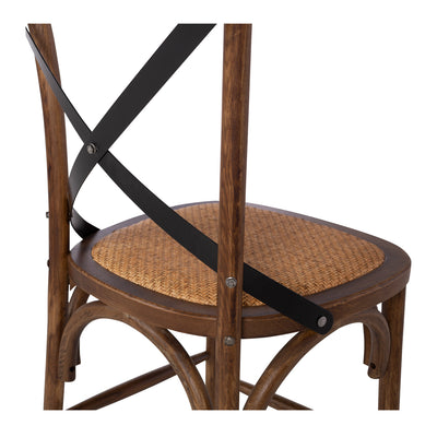 Villa X-Back Barstool Deep Oak