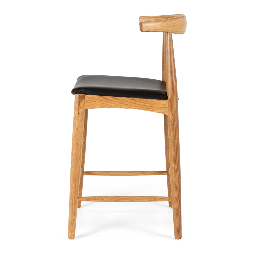 Elbow Barstool Natural Oak