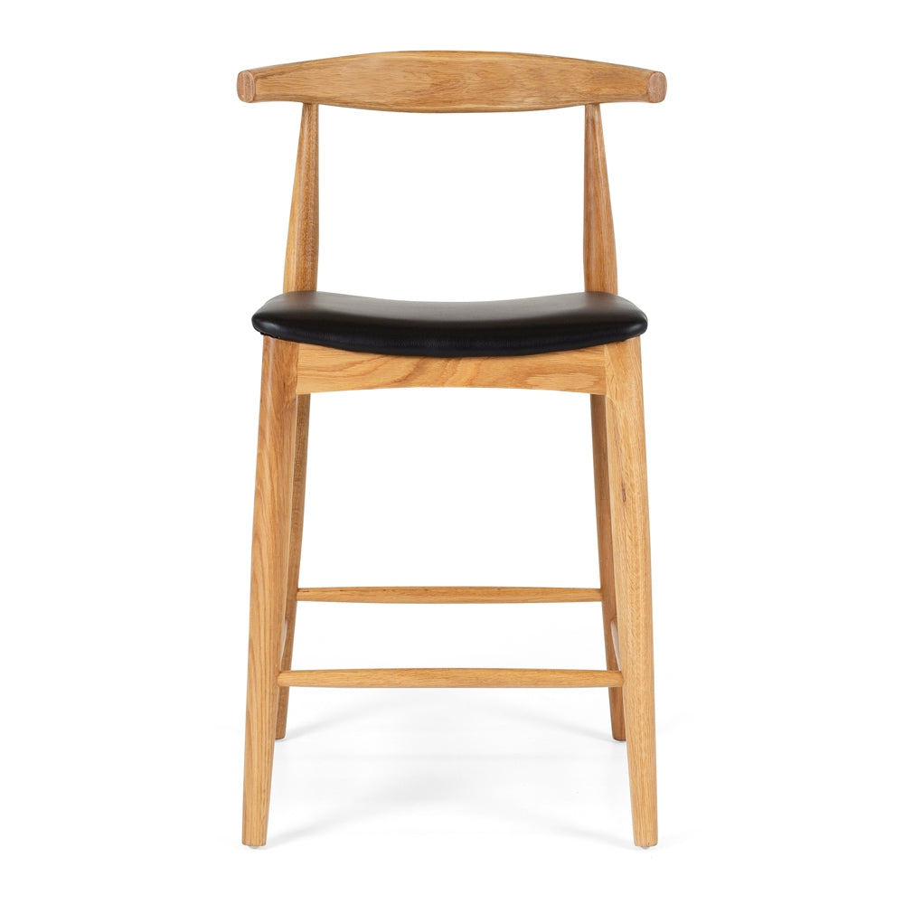 Elbow Barstool Natural Oak