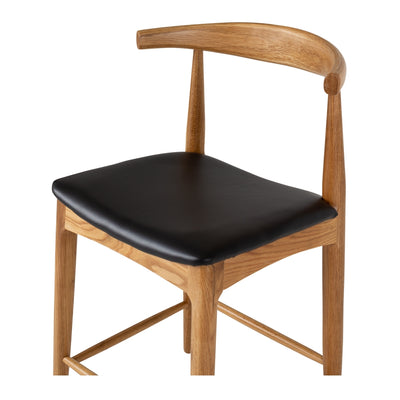 Elbow Barstool Natural Oak