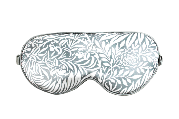 Grey Larkspur Satin Eye mask