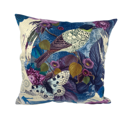 Velour Print Cushion Japanese