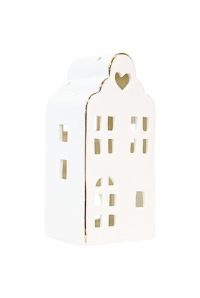 Large Bijou Ceramic House T-Light Holder