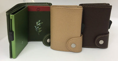 C-Secure Olive Wallet - single coin purse