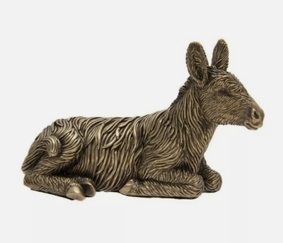 Bronze Lying Donkey