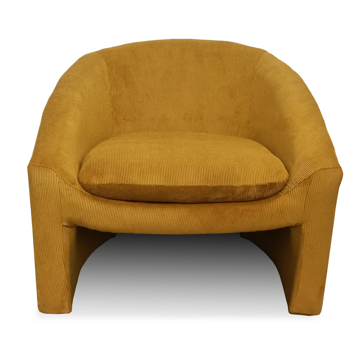 Norfolk Corduroy Chair Mustard