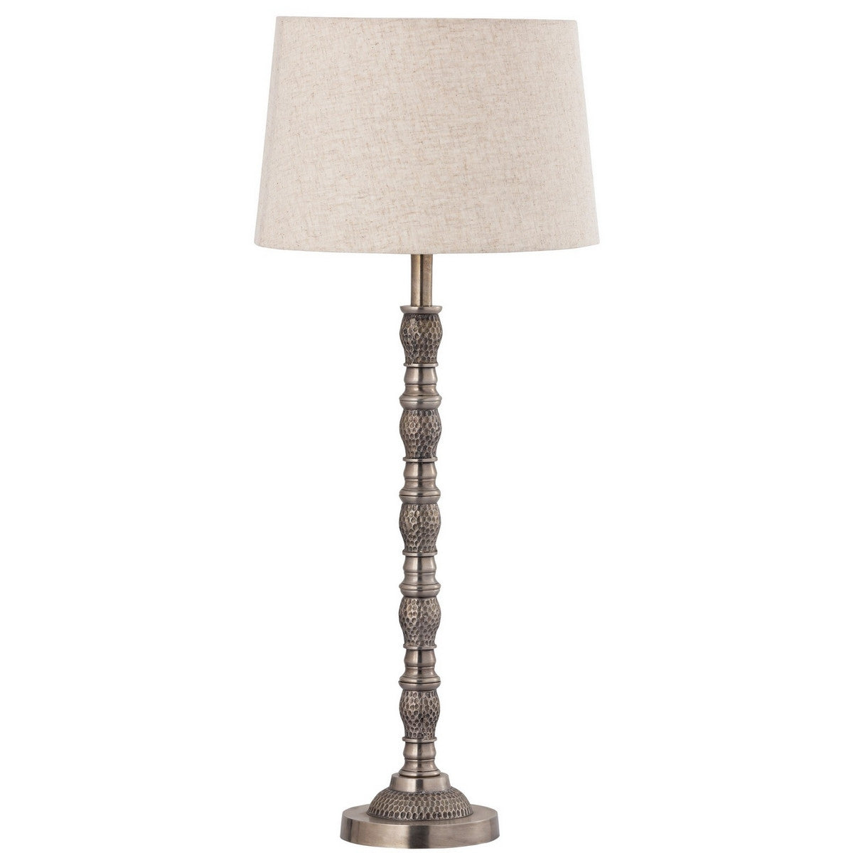 Table Lamp Antique Silver