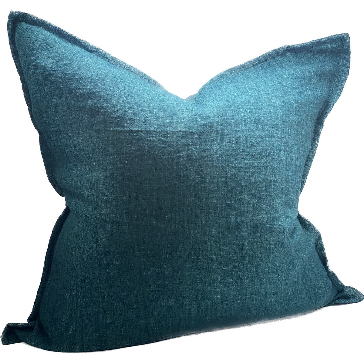 Linen Cushion - Emerald