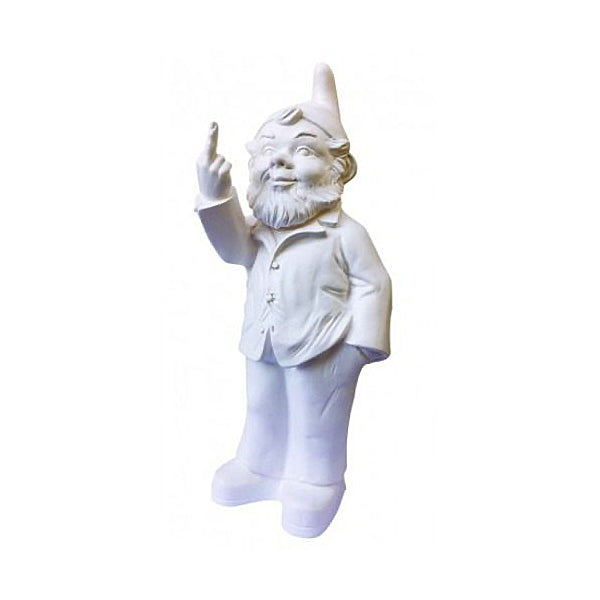 Pop Gnome w Finger - White