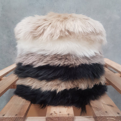 Longwool Sheepskin Seat 37cmDia - Vole