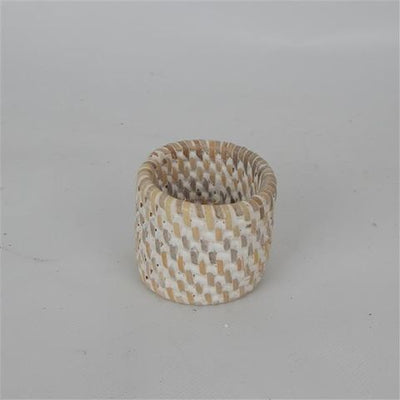 Lombok White Napkin Ring