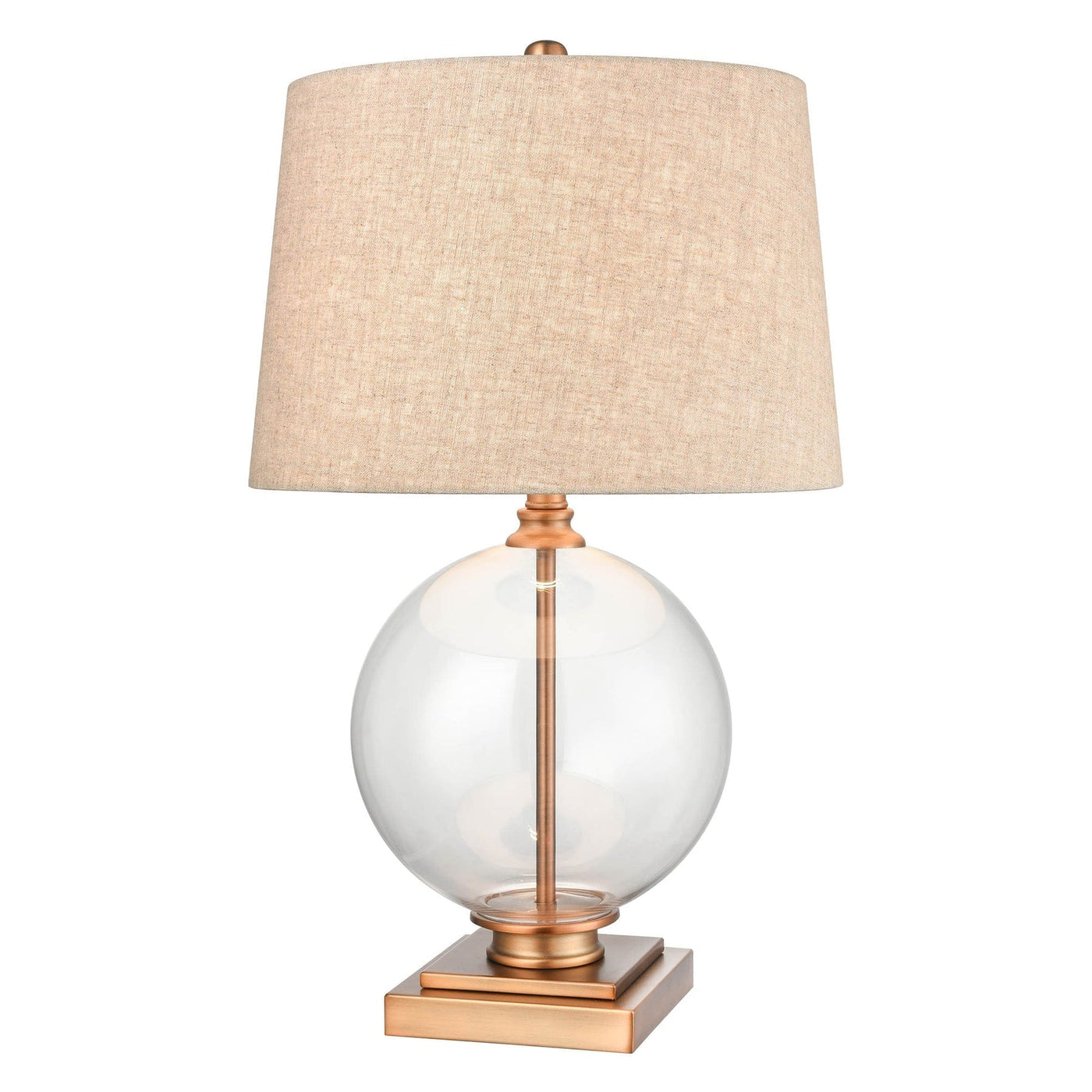 Ivy Antique Brass& Glass Lamp