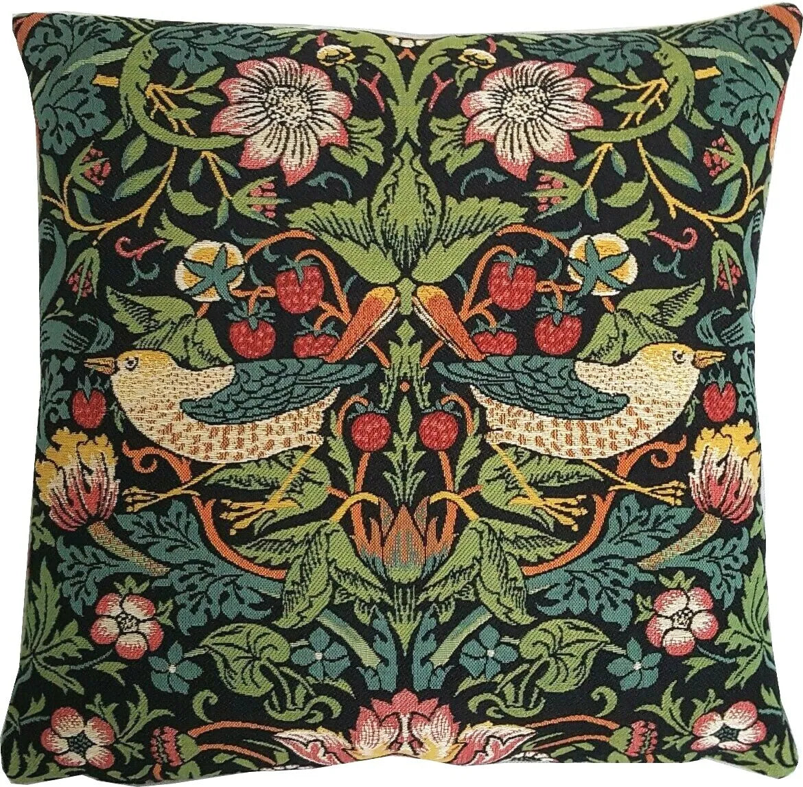 William Morris Strawberry Thief Belgian Cushion