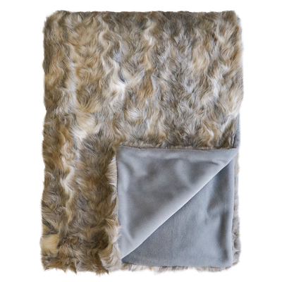 Vintage Squirrel Throw-Grey