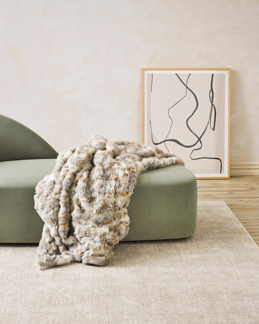Vintage Squirrel Throw-Grey