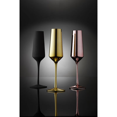 Tempa Gold Champagne Glass Set/2