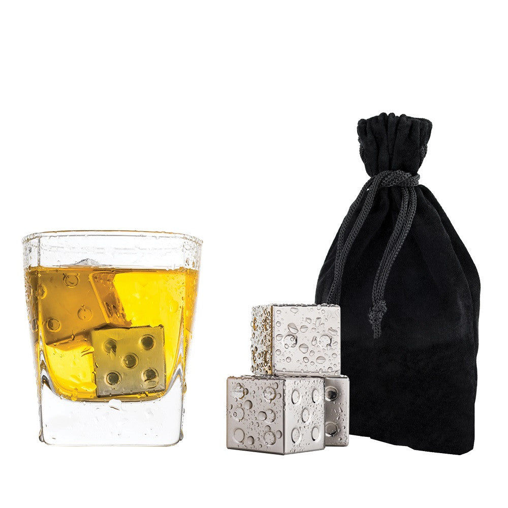 S/S Dice Ice Cube Set/4