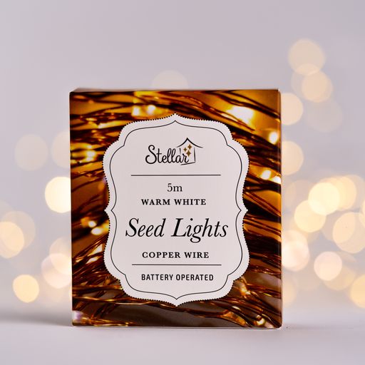 Stellar Seed Lights Copper Warm White 5m